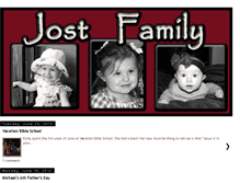 Tablet Screenshot of jostfamily.blogspot.com