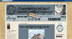 Desktop Screenshot of jongensmerkkleding.blogspot.com