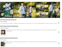 Tablet Screenshot of milesofpraise.blogspot.com