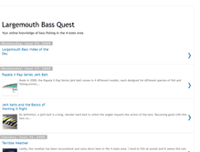 Tablet Screenshot of largemouthbassquest.blogspot.com