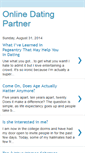 Mobile Screenshot of online-dating-partner.blogspot.com