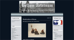 Desktop Screenshot of bellumaeternum.blogspot.com