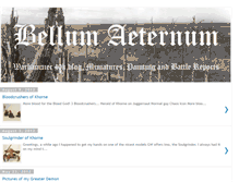 Tablet Screenshot of bellumaeternum.blogspot.com