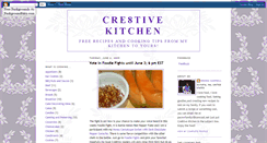 Desktop Screenshot of cre8tivekitchen.blogspot.com