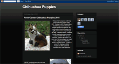 Desktop Screenshot of chihuahuapuppies2011.blogspot.com