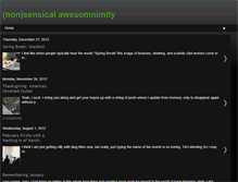 Tablet Screenshot of nonsensicalawesomnimity.blogspot.com