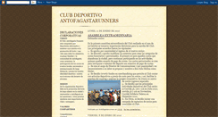 Desktop Screenshot of clubdeportivoantofagastarunners.blogspot.com