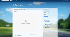 Desktop Screenshot of circleofeight.blogspot.com