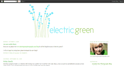 Desktop Screenshot of electricgreenphotography.blogspot.com