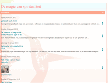 Tablet Screenshot of demagievanspiritualiteit.blogspot.com