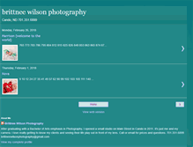 Tablet Screenshot of brittneewilsonphotography.blogspot.com