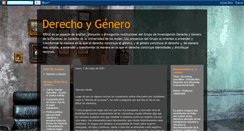 Desktop Screenshot of derecho-genero.blogspot.com