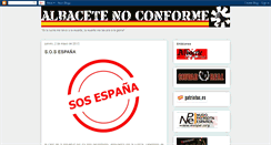 Desktop Screenshot of albacetenoconforme.blogspot.com