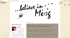 Desktop Screenshot of believeinme-g.blogspot.com