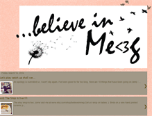Tablet Screenshot of believeinme-g.blogspot.com