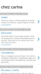 Mobile Screenshot of chezcarina.blogspot.com