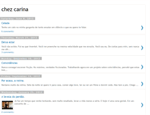 Tablet Screenshot of chezcarina.blogspot.com