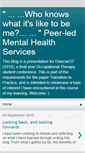 Mobile Screenshot of peerledmentalhealth.blogspot.com