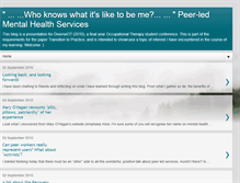 Tablet Screenshot of peerledmentalhealth.blogspot.com