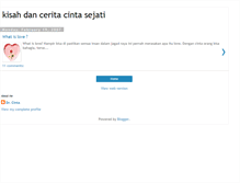 Tablet Screenshot of cinta-sejati.blogspot.com