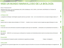 Tablet Screenshot of biologiaunmundomaravilloso.blogspot.com