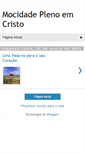 Mobile Screenshot of mocidadeplenoemcristo.blogspot.com