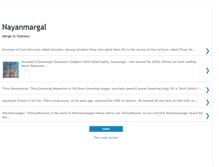 Tablet Screenshot of nayanmargal.blogspot.com