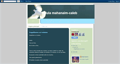 Desktop Screenshot of celulamahanaim-caleb.blogspot.com