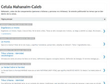 Tablet Screenshot of celulamahanaim-caleb.blogspot.com