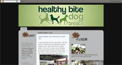 Desktop Screenshot of healthybitedogtreats.blogspot.com