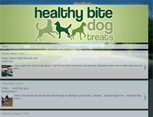 Tablet Screenshot of healthybitedogtreats.blogspot.com