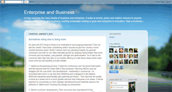 Desktop Screenshot of enterpriseandbusiness.blogspot.com