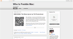 Desktop Screenshot of imfreddiemac.blogspot.com