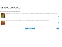 Tablet Screenshot of detudoumpouco-geovana.blogspot.com