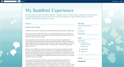 Desktop Screenshot of mybuddhistexperience.blogspot.com