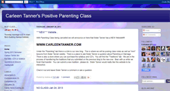 Desktop Screenshot of carleentannersparentingclass.blogspot.com