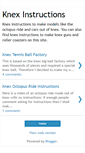 Mobile Screenshot of knexfreeinstructions.blogspot.com