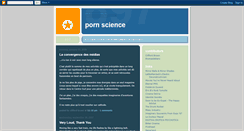 Desktop Screenshot of pornscience.blogspot.com