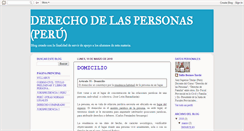 Desktop Screenshot of derechodepersonas.blogspot.com