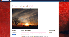 Desktop Screenshot of escribien2dto2.blogspot.com