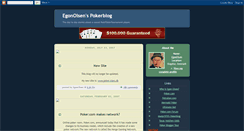 Desktop Screenshot of egonolsenpoker.blogspot.com