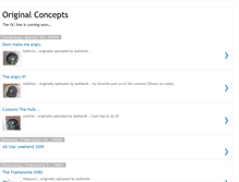 Tablet Screenshot of originalconcepts215.blogspot.com