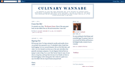 Desktop Screenshot of culinarywannabe.blogspot.com