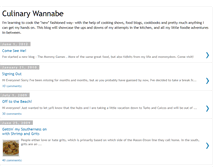 Tablet Screenshot of culinarywannabe.blogspot.com