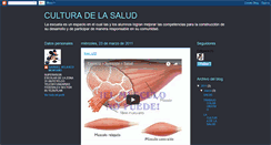 Desktop Screenshot of culturasalud-nuevaculturadelasalud.blogspot.com