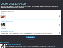 Tablet Screenshot of culturasalud-nuevaculturadelasalud.blogspot.com