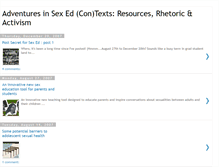 Tablet Screenshot of adventuresinsexed.blogspot.com