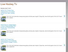 Tablet Screenshot of liveonlinehockeytv.blogspot.com