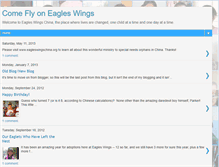 Tablet Screenshot of eagleswingschina.blogspot.com