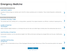 Tablet Screenshot of medicineemergency.blogspot.com